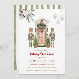 Christmas Nutcracker Holiday Open House Invitation