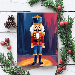 Christmas Nutcracker   Merry Christmas Watercolor Holiday Card