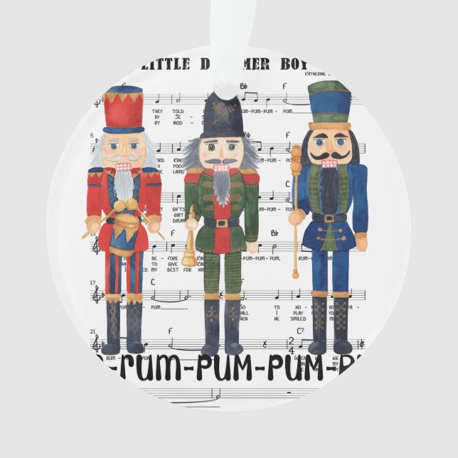 Christmas Nutcracker Ornament (Front)