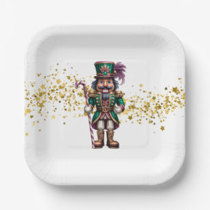 Christmas Nutcracker Paper Plate