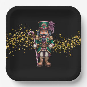 Christmas Nutcracker  Paper Plate