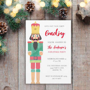 CHRISTMAS NUTCRACKER PARTY HOLIDAY INVITATION