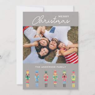 CHRISTMAS NUTCRACKER PHOTO GREETING CARD