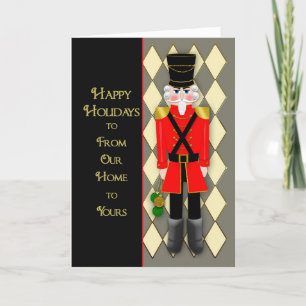 Christmas, Nutcracker Soldier ,Our Home to Yours Card