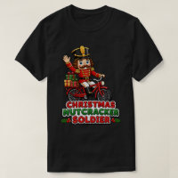 Christmas Nutcracker Soldier Riding Bike