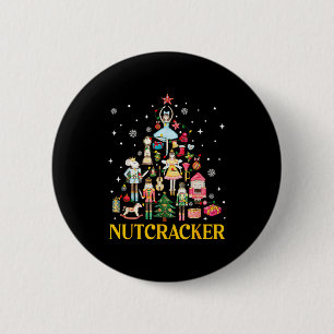 Christmas Nutcracker Squad Ballet Dance Women Kid  6 Cm Round Badge