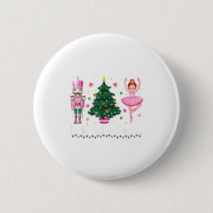 Christmas Nutcracker Squad Ballet Dance Women Kids 6 Cm Round Badge
