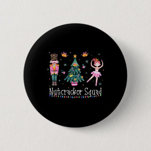 Christmas Nutcracker Squad Ballet Dance Women Kids 6 Cm Round Badge