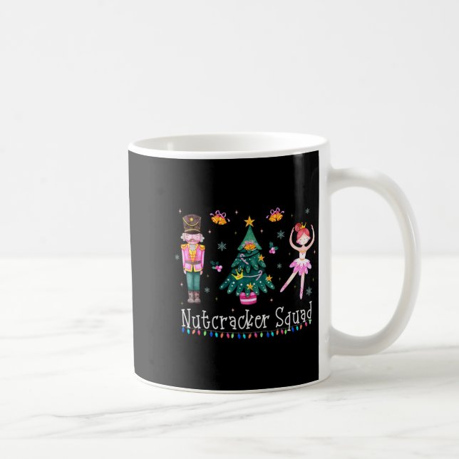 Christmas Nutcracker Squad Ballet Dance Women Kids Coffee Mug (Right)