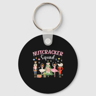 Christmas Nutcracker Squad Ballet Dance Women Kids Key Ring