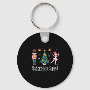 Christmas Nutcracker Squad Ballet Dance Women Kids Key Ring