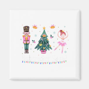 Christmas Nutcracker Squad Ballet Dance Women Kids Magnet