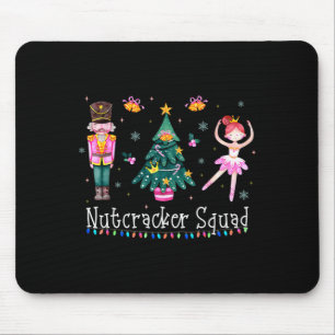 Christmas Nutcracker Squad Ballet Dance Women Kids Mouse Mat