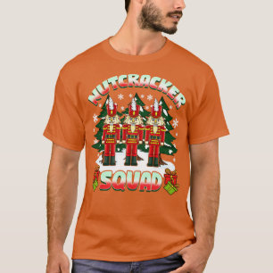 Christmas Nutcracker Squad Ballet Dance Women Kids T-Shirt