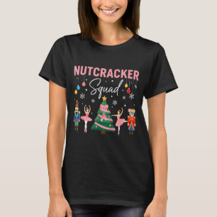 Christmas Nutcracker Squad Ballet Dance Women Kids T-Shirt