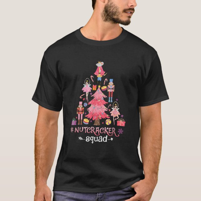Christmas Nutcracker Squad Ballet Dance Women Kids T-Shirt (Front)