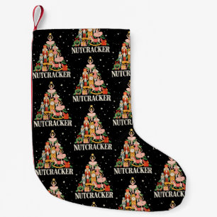 Christmas Nutcracker Squad Ballet Dance Xmas Small Christmas Stocking