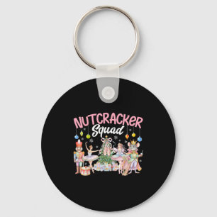 Christmas Nutcracker Squad Ballet Family Matching Key Ring