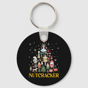 Christmas Nutcracker Squad Byllet Dance Women Kid Key Ring