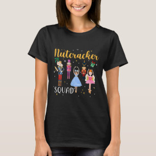 Christmas Nutcracker Squad Byllet Dance Women Kid T-Shirt