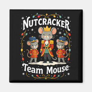 Christmas Nutcracker Team Mouse Funny Soldier Xmas Magnet
