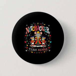 Christmas Nutcracker Team Mouse Women Kids Girl  6 Cm Round Badge