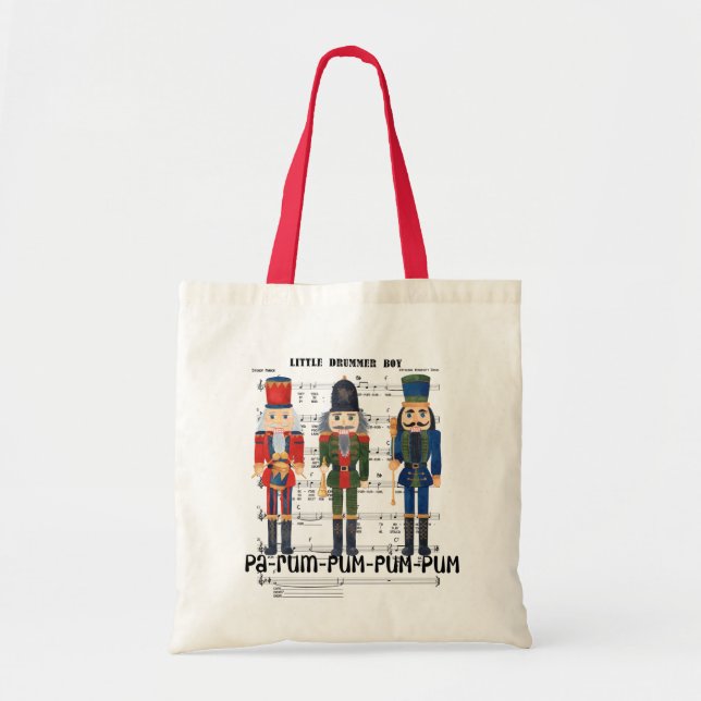 Christmas Nutcracker Tote Bag (Front)