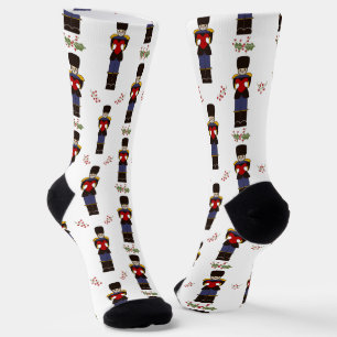 Christmas Nutcracker Toy Soldier Crew Socks