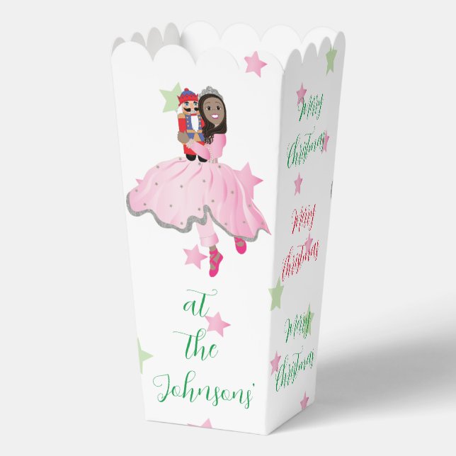 Christmas NutcrackerDk Brown Favour Boxes (Back)