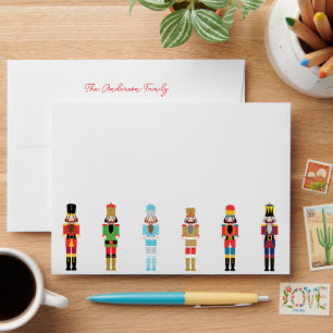 Christmas nutcrackers envelope