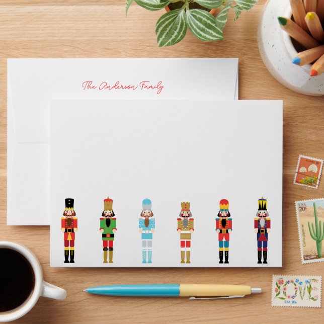 Christmas  nutcrackers envelope (Desk)