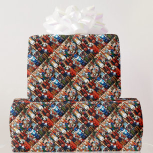 Christmas Nutcrackers Everywhere Wrapping Paper
