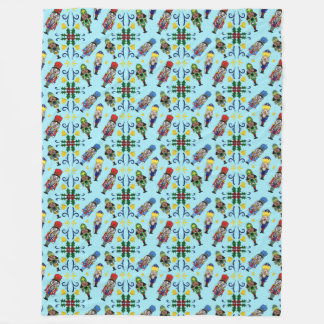 Christmas Nutcrackers Fleece Blanket