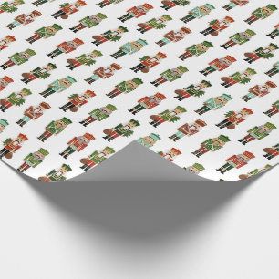 Christmas Nutcrackers holiday wrapping paper
