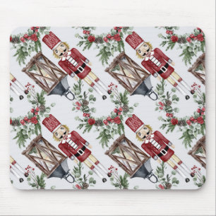 Christmas Nutcrackers & Lanterns Mouse Mat