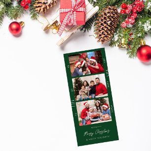 Christmas o Holiday Multi Photo Retro Filmstrip G