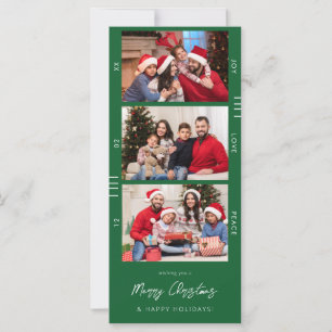 Christmas o Holiday Multi Photo Retro Filmstrip LG