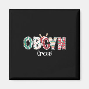 Christmas Obgyn Crew Obstetrics Ob Gyn Group Team  Magnet