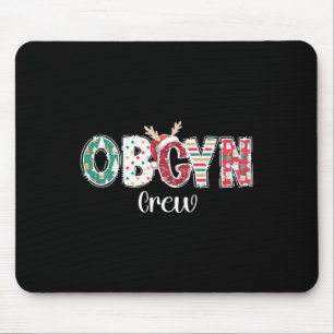 Christmas Obgyn Crew Obstetrics Ob Gyn Group Team Mouse Mat