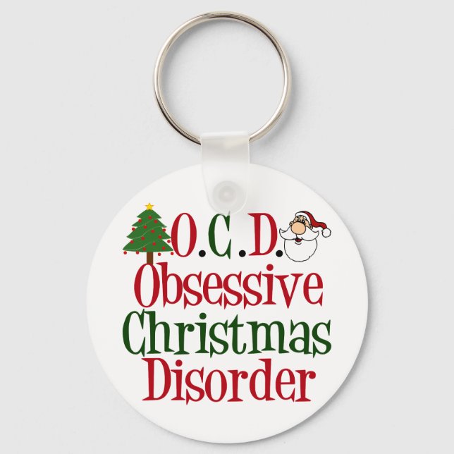 Christmas Obsession Key Ring (Front)