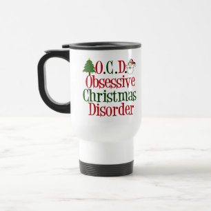 Christmas Obsession. Travel Mug