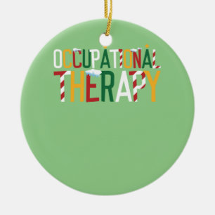 Christmas Occupational Therapy Ceramic Tree Decoration