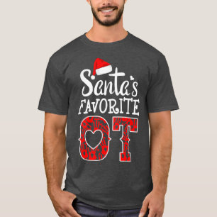 Christmas Occupational Therapy crew Santas T-Shirt