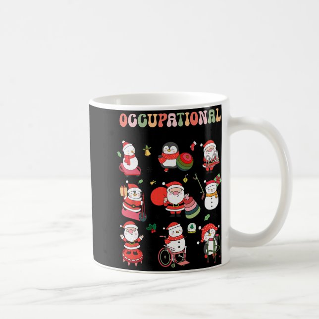Christmas Occupational Therapy Ot Therast Ot Istan Coffee Mug (Right)