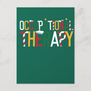 Christmas Occupational Therapy Postcard