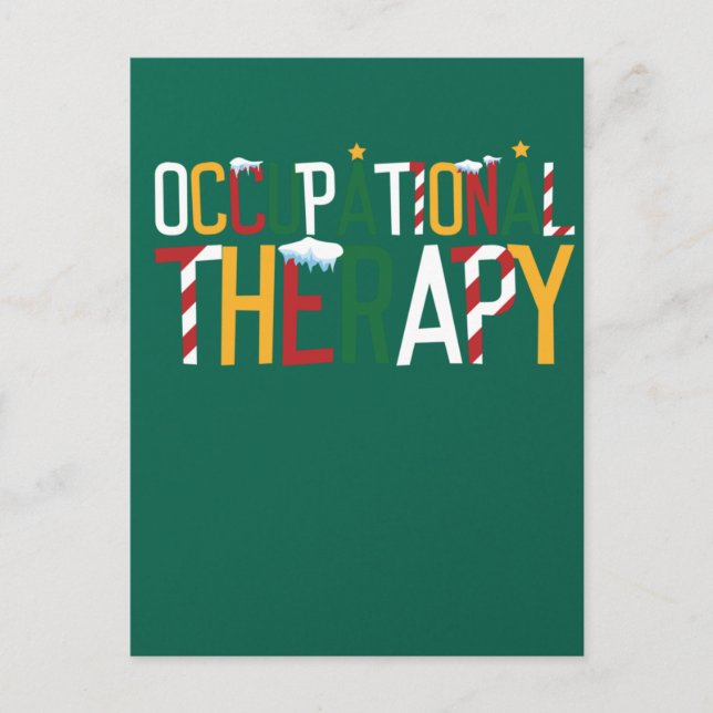 Christmas Occupational Therapy Postcard (Front)