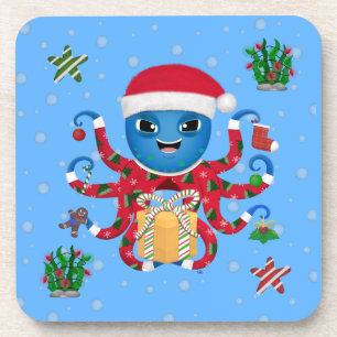 Christmas Octopus  Coaster