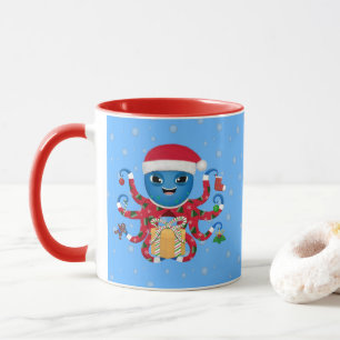 Christmas Octopus Mug