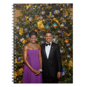 Christmas of President Barack Obama and Michelle Notebook