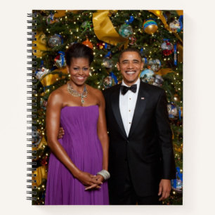 Christmas of President Barack Obama and Michelle Notebook